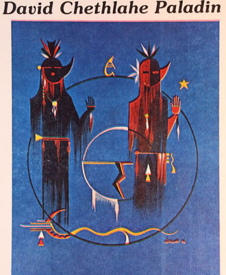 Framed Poster For Chethlahe exhibition, Prints by David Chethlahe Paladin