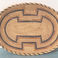 Coiled Oval Basketry Tray, Baskets by  Tohono O'Odham