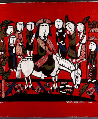The Triumphal Entry to Jerusalem, Prints by Sadao Watanabe