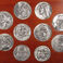 Ten Pewter Medallions Mounted on Wood Plaque, Sculpture by Joe Beeler